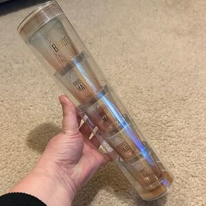 Elegant Bridesmaid Shot Glass Set with Gold Accents